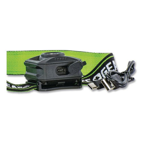 Lifegear Adventure Usb-c Rechargeable Headlamp, Rechargeable Lithium Ion Battery (included), Black
