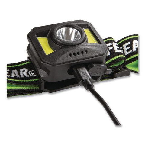 Lifegear Adventure Usb-c Rechargeable Headlamp, Rechargeable Lithium Ion Battery (included), Black