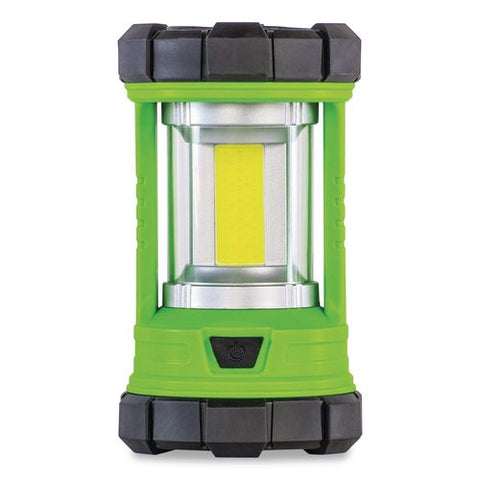 Lifegear Rechargeable Green Lantern And Power Bank, Rechargeable Lithium Ion Battery (included), Green