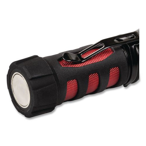 Ultra Hd Cob Swivel Flashlight Area Light, 3 Aaa Batteries (included), Black