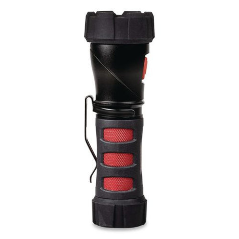 Ultra Hd Cob Swivel Flashlight Area Light, 3 Aaa Batteries (included), Black