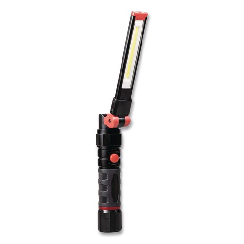 Ultra Hd Foldable Worklight Flashlight, 3 Aaa Batteries (included), Black