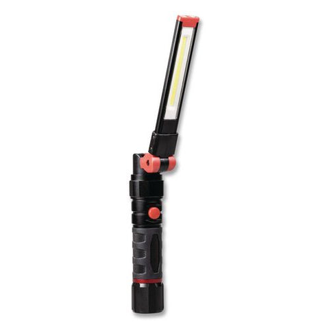 Ultra Hd Foldable Worklight Flashlight, 3 Aaa Batteries (included), Black