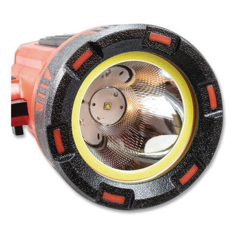 Rechargeable Ultra Hd Spotlight With Power Bank, Rechargeable Lithium Ion Battery (included), Red