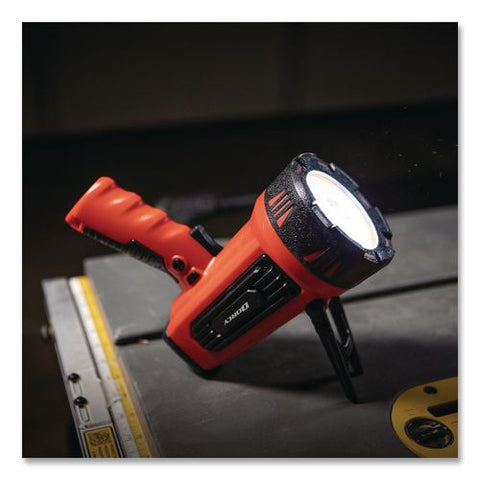 Rechargeable Ultra Hd Spotlight With Power Bank, Rechargeable Lithium Ion Battery (included), Red