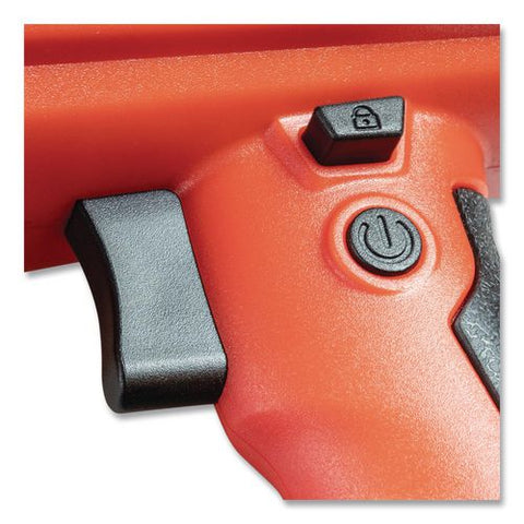 Rechargeable Ultra Hd Spotlight With Power Bank, Rechargeable Lithium Ion Battery (included), Red
