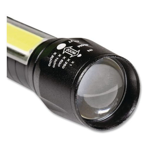 Ultra Hd Rechargeable Area Flashlight, Rechargeable Lithium Ion Battery (included), Black