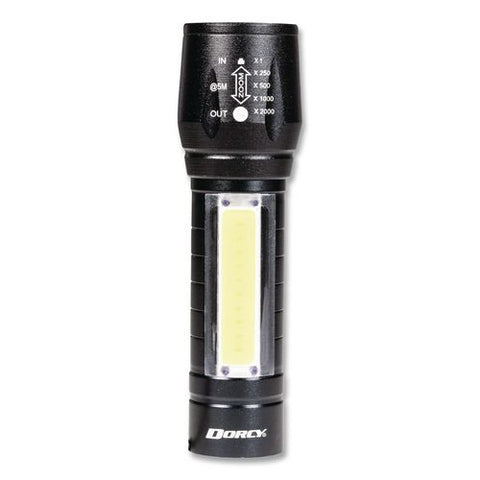 Ultra Hd Rechargeable Area Flashlight, Rechargeable Lithium Ion Battery (included), Black