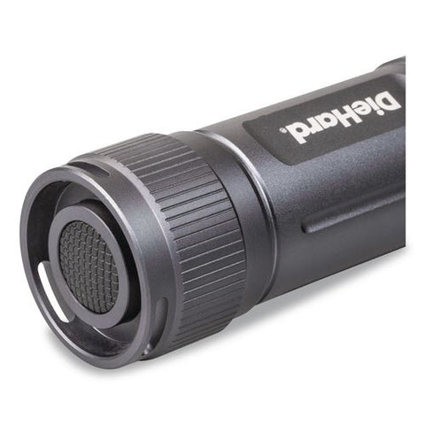 Diehard Twist Focus Aluminum 800 Lumen Flashlight, 3 Aaa (batteries (included), Gray