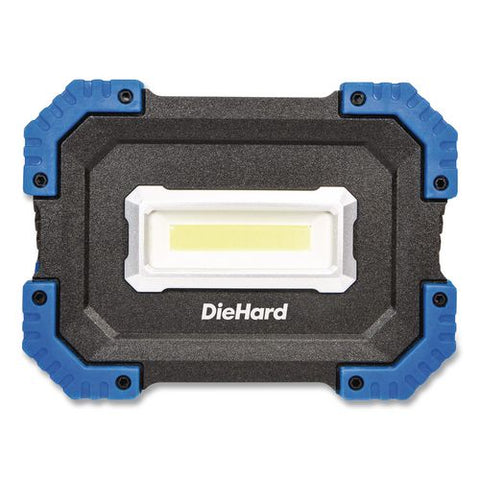 Diehard Rechargeable Utility Work Light With Power Bank, Lithium Ion Rechargeable Battery (included), Black/blue