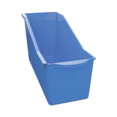 Antimicrobial Book Bin, 14.2 X 5.34 X 7.35, Blue