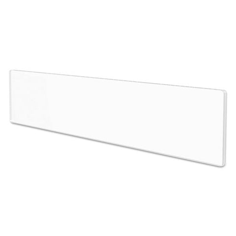 Superior Image Cubicle Nameplate Sign Holder, 8.5 X 2 Insert, Clear