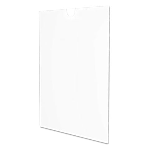 Superior Image Cubicle Sign Holder, 8.5 X 11 Insert, Clear