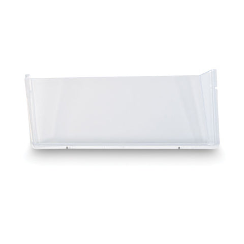 Unbreakable Docupocket Wall File, Legal Size, 17.5" X 3" X 6.5", Clear