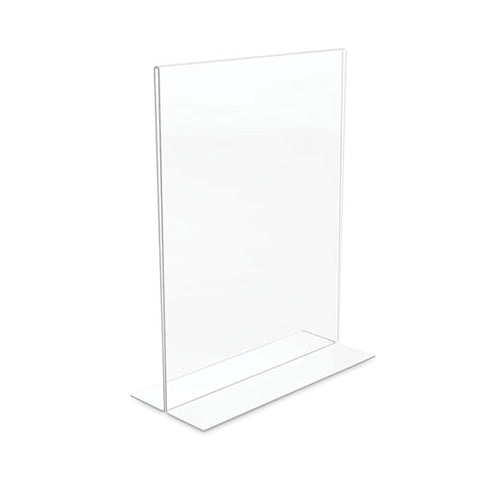 Classic Image Double-sided Sign Holder, 8.5 X 11 Insert, Clear