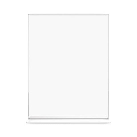 Classic Image Double-sided Sign Holder, 8.5 X 11 Insert, Clear