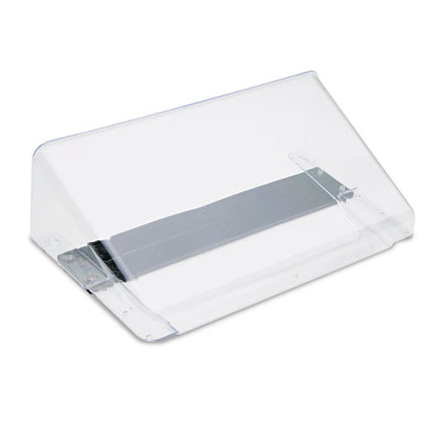 Magnetic Docupocket Wall File, Letter Size, 13" X 4" X 7", Clear