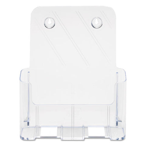 Docuholder For Countertop/wall-mount, Magazine, 9.25w X 3.75d X 10.75h, Clear