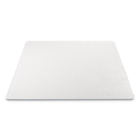 Economat Occasional Use Chair Mat For Low Pile Carpet, 45 X 53, Rectangular, Clear