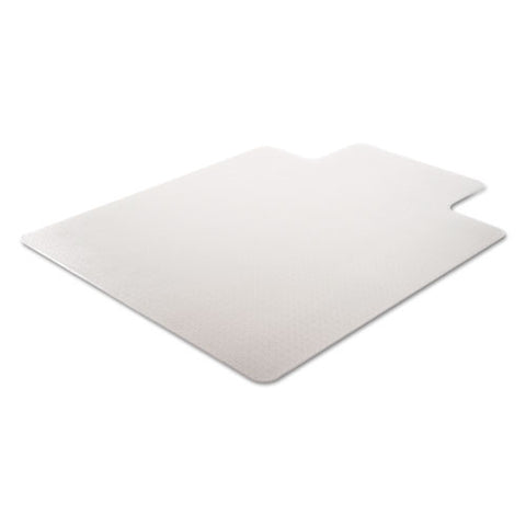 Duramat Moderate Use Chair Mat, Low Pile Carpet, Flat, 36 X 48, Lipped, Clear