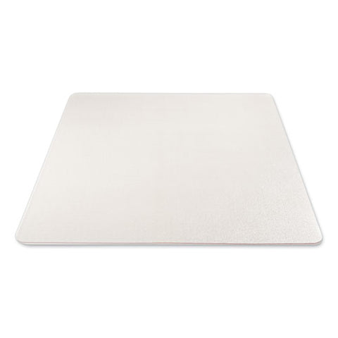 Antimicrobial Chair Mat, Medium Pile Carpet, 60 X 46, Rectangular, Clear