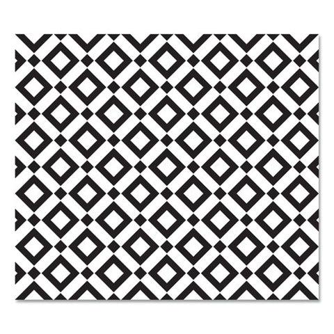 Fashionmat Chair Mat, Rectangular, 35 X 40, Diamonds