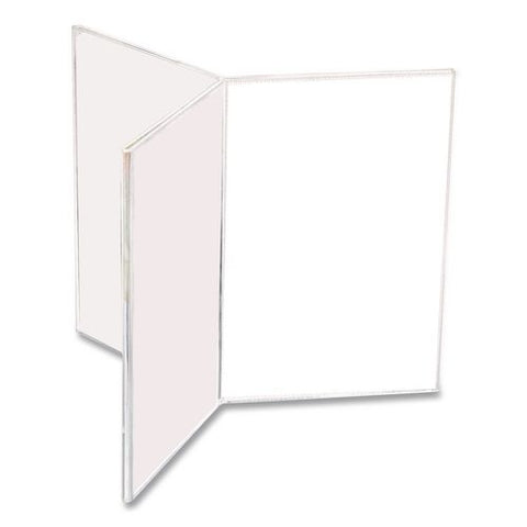 Tabletop Brochure Holder, 4 X 6 Insert, Clear