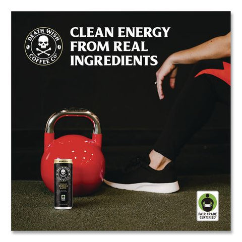 Vanilla Latte Cold Brew Coffee, 11 Oz Can, 12/carton