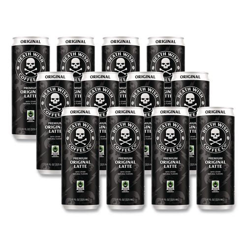 Original Latte Cold Brew Coffee, 11 Oz Can, 12/carton
