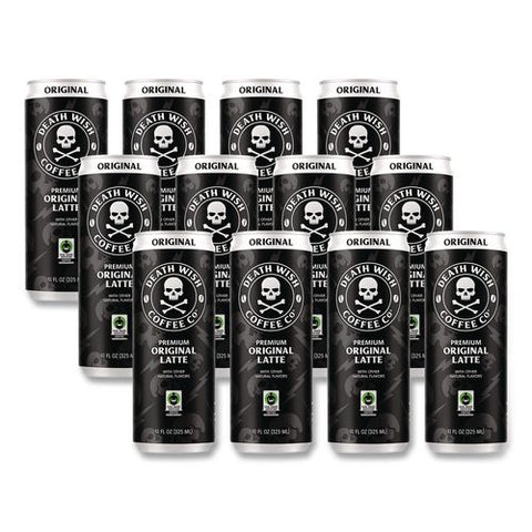 Original Latte Cold Brew Coffee, 11 Oz Can, 12/carton