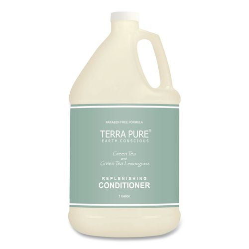Terra Pure Conditioner Gallon, Green Tea And Lemongrass Scent, 1 Gal Bottle