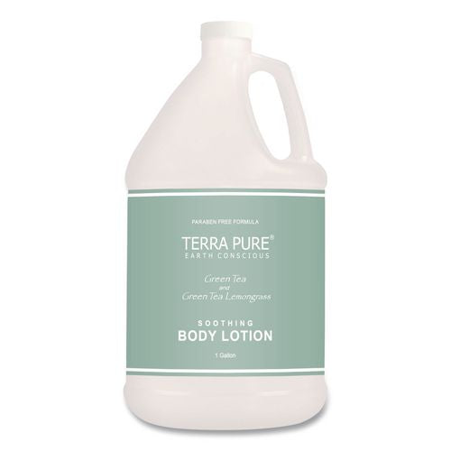 Terra Pure Lotion Gallon, Green Tea And Lemongrass, 1 Gal Bottle