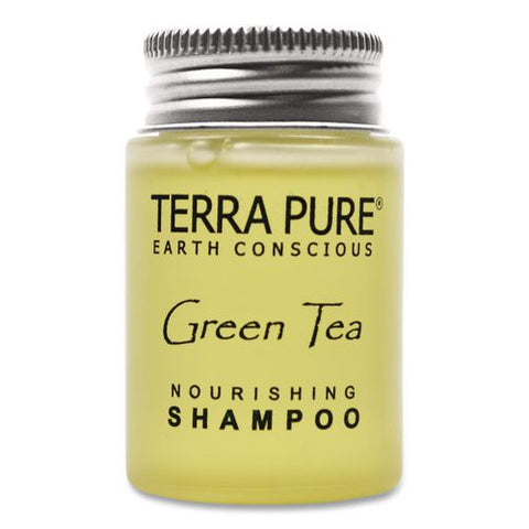 Terra Pure Shampoo Jam Jar, Green Tea Lemongrass, 1 Oz Jar, 300/carton