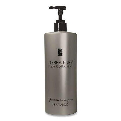 Terra Pure Shampoo Air Pump, Green Tea And Lemongrass Scent, 16.32 Oz Bottle
