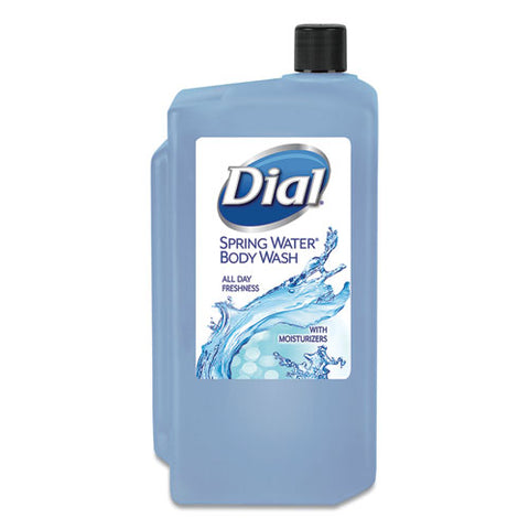 Body Wash Refill For 1 L Liquid Dispenser, Spring Water Scent, 1 L, 8/carton