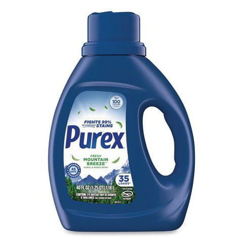 Mountain Breeze Liquid Laundry Detergent, 35 Loads, 40 Oz Bottle, 6/carton