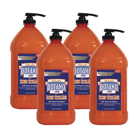 Orange Heavy Duty Hand Cleaner, Citrus Scent, 3 L, 4/carton