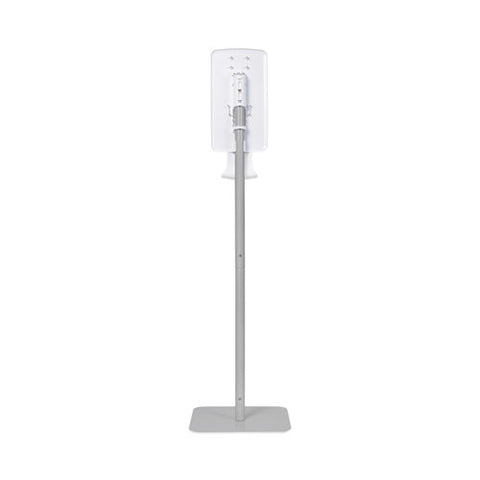 Fit Touch Free Dispenser Floor Stand, 15.7 X 15.7 X 58.3, White