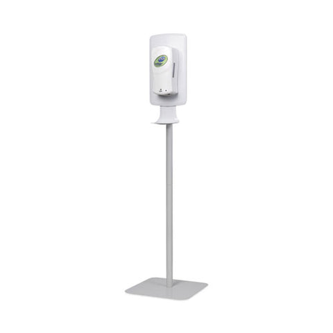 Fit Touch Free Dispenser Floor Stand, 15.7 X 15.7 X 58.3, White