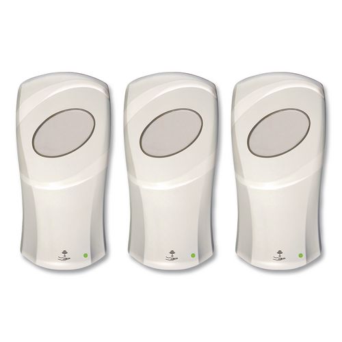 Fit X1 Touch-free Dispenser, 5.4 X 4 X 11.2, Ivory, 3/carton