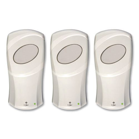 Fit X1 Touch-free Dispenser, 5.4 X 4 X 11.2, Ivory, 3/carton