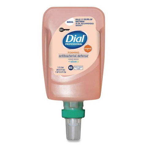 Antibacterial Defense Foaming Hand Wash Refill For Fit X1 Manual Dispenser, Original Scent, 1.2 L, 3/carton