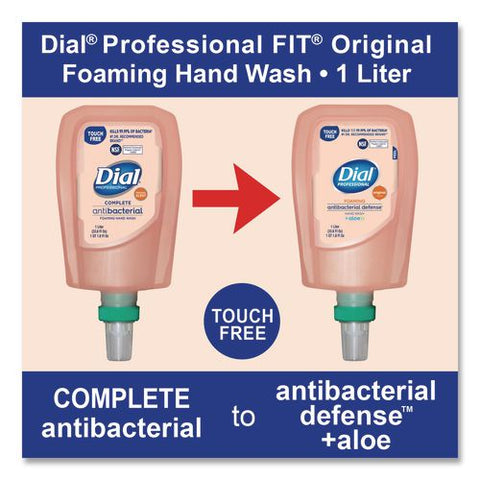 Antibacterial Defense Foaming Hand Wash Refill For Fit X1 Touch Free Dispenser, Original Scent, 1 L, 3/carton
