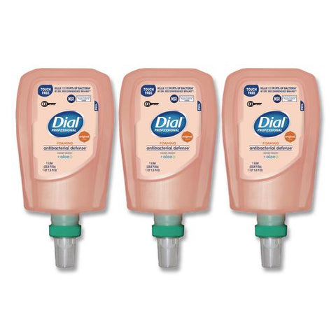Antibacterial Defense Foaming Hand Wash Refill For Fit X1 Touch Free Dispenser, Original Scent, 1 L, 3/carton