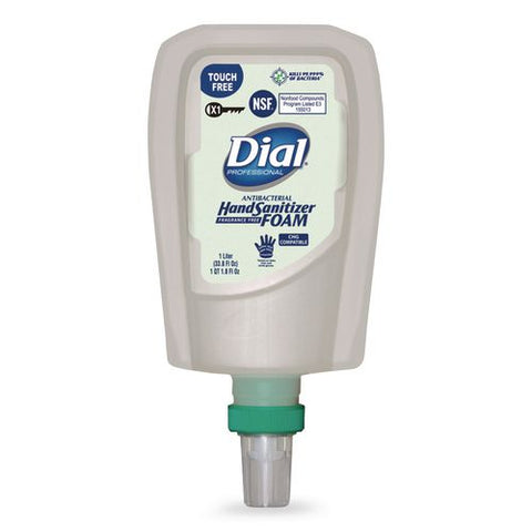 Antibacterial Foaming Hand Sanitizer Refill For Fit X1 Touch-free Dispenser, 1 L Refill, Fragrance-free, 3/carton