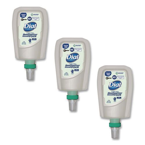Antibacterial Foaming Hand Sanitizer Refill For Fit X1 Touch-free Dispenser, 1 L Refill, Fragrance-free, 3/carton