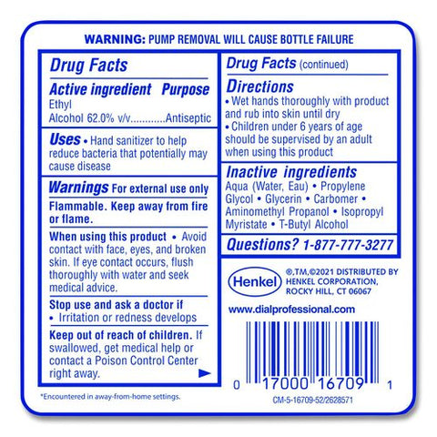 Antibacterial Gel Hand Sanitizer Refill For Fit X1 Manual Dispenser, 1.2 L, Fragrance-free, 3/carton