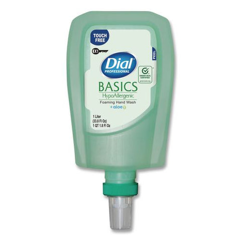 Basics Hypoallergenic Foaming Hand Wash Refill For Fit X1 Touch-free Dispenser, Fresh Floral Scent, 1 L, 3/carton