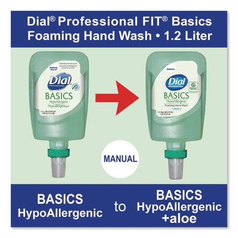 Basics Hypoallergenic Foaming Hand Soap Refill For Fit X1 Manual Dispenser, Fresh Floral Scent, 1 L, 3/carton
