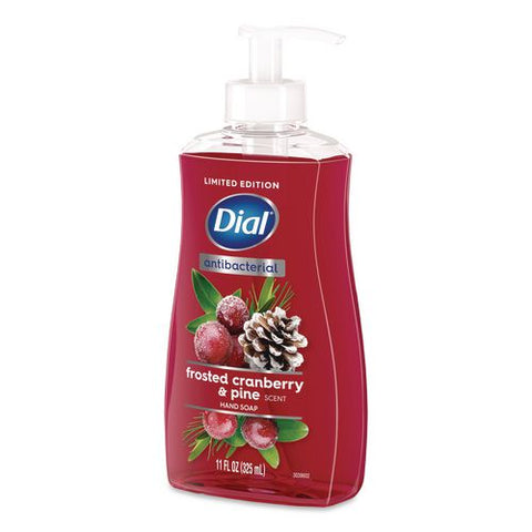 Antibacterial Liquid Hand Soap, Limited Edition, Frosted Cranberry And Pine Scent, 11 Oz Pump Bottle